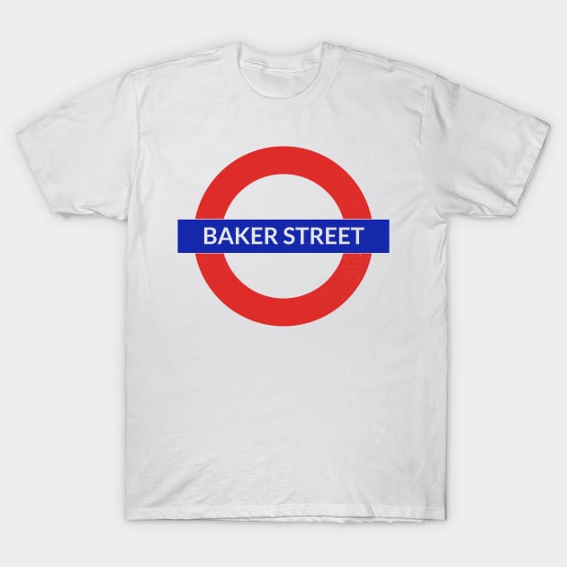 Baker Street  -- Faded Style Aesthetic T-Shirt by unknown_pleasures